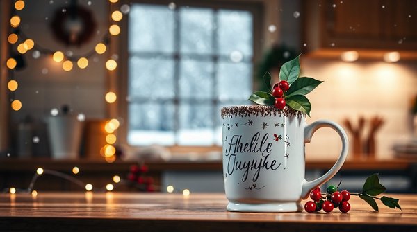 Mug isotherme personnalisé : le cadeau idéal pour noël